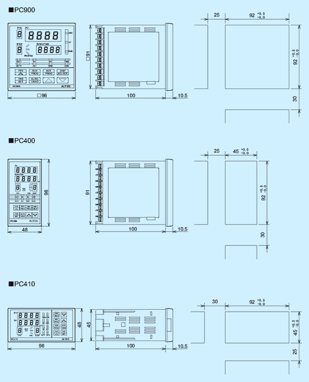 PC900 technical diagram