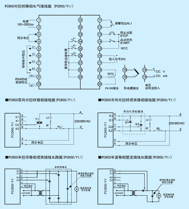 PC900 technical diagram