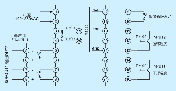 TH135 technical diagram
