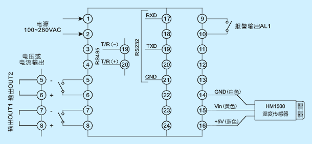 TH136 technical diagram